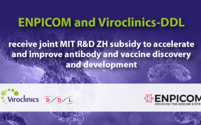 ENPICOM and Viroclinics-DDL receive joint MIT R&D ZH subsidy subsidy to accelerate and improve antibody and vaccine discovery and development